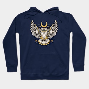 Retro Night Owl on the Attack Hoodie